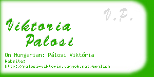 viktoria palosi business card