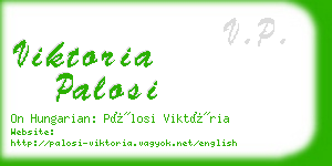 viktoria palosi business card